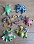 Zwierzątka wypełnione piaskiem żółw żaba żuk...