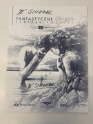Fantastyczne Światy - Siudmak folder + blok 395 cięty i autograf / 2025