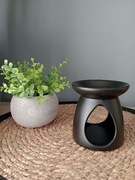 Kominek Zapachowy Ceramiczny Czarny Matowy 