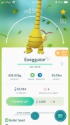 Shiny alola Exeggutor - pokemon Go