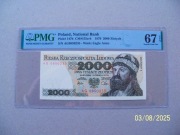 2000 zł. 1979 ser.AG  PMG67  EPQ