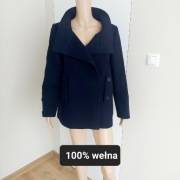 Jaeger płaszcz bosmanka 100% wełna M