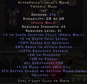 Diablo 2 R jalal's mane +soc ist nonladder PC