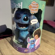 MASKOTKA STITCH INTERAKTYWNA MÓWI REAGUJE NA DOTYK DŹWIĘK PLUSZAK DUŻY 30CM
