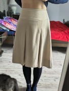 Spódnica pretty girl jasna za kolana, rozkloszowana 40 kod917