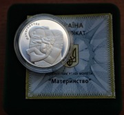 UKRAINA 5 UAH 2013r. Macierzyństwo SREBRO nr.148