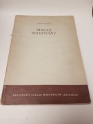 Masaż sportowy Richard Kirsch 1965