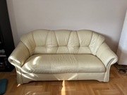 Komplet skórzany wypoczynkowy +gratis