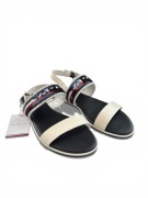 Sandały Tommy Hilfiger Sequins Flat Sandal – Rozmiar 39 – Skóra