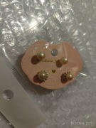 Kolczyki nowe 2 pary, srebrne z perłą słodkowodną.