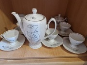 Serwis kawowy herbacinay Chodzież PRL 