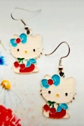 Hello Kitty kotki bajkowe kolczyki kawaii cute Fashion Jewelry modne