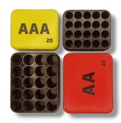 Pudełko na baterie akumulatorki AA R6 oraz AAA R3 ZESTAW