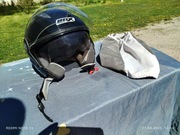 Kask motocykolwy otwarty, blenda przeciwsłoneczna