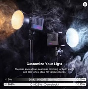 Lampa studyjna LED Ulanzi L024 40W 95+CRI RGB Kraków