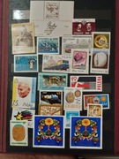 Zestaw znaczków pocztowych Polskich.