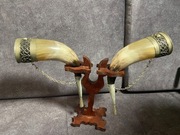 Róg obfitości Bawoli. Zestaw na stojaku. 