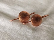 Kolczyki miedziane - Miedż art.jewellery