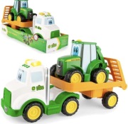 Zabawka laweta traktor Tomy John Deere Laweta z Johnnym