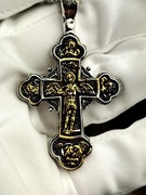 NOWY Naszyjnik krzyż krzyżyk anioł angel drill swagg ice drip streetwear