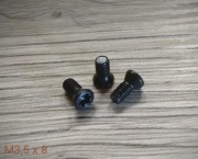 Śruba śrubka torx M3,5x8 klasa 12.9