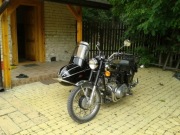 Royal Enfield diesel z wózkiem bocznym 