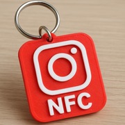 Brelok NFC Tag - Personalizowany Dowolny link / wzór