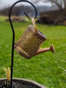 Lampa solarna , konewka LED , wbijana , dekoracyjna , czujnik zmierzchu