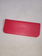etui pokrowiec futerał materiałowy na okulary czerwony brilo