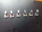 Unitra ws432diora przyciski nakładki srebrne duże 