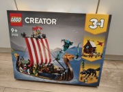 LEGO 31132 - CREATOR - STATEK WIKINGÓW I WĄŻ Z MIDGARDU