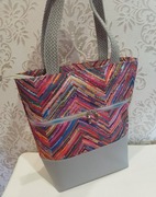 Torebka shopperka na suwak