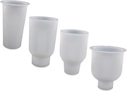 Gadpiparty 4-częściowa silikonowa forma do doniczek 