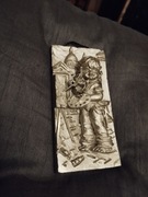 Płaskorzeźba dziewczynka malarka 