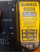 Nowa oryginalna ładowarka Dewalt  DCB107  230V / 18V - 20V .Wersja...US.