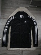 Bluza adidas Welurowa Welur Adidas Czarna Rozmiar XS , S