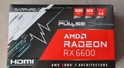 Karta graficzna  SAPPHIRE Radeon RX 6600  PULSE GAMING OC 8 GB