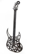 Gitara rzeźba z metalu 