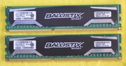8GB = 2x4GB CRUCIAL BALLISTIX SPORT DDR3 1600 MHz