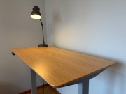 Anfallare/hilver Ikea blat bambusowy do biurka, 140x65 cm, stan bdb