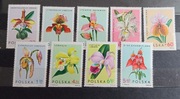 Znaczki Fi 1463 - 1471 stan** Storczyki  z 1965r.