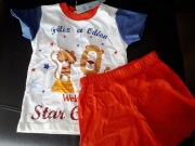 Zestaw r 86, 24M: koszulka + spodenki 100% bawełna