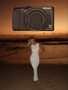 Aparat Cyfrowy Nikon Coolpix S9900 WiFi NFC flip screen 30x zoom optyczny