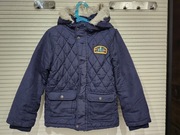 Ciepła zimowa kurtka chłopięca rozmiar 128