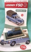 Warszawa Pick-Up 203p  1/43 pierwsza seria testowa