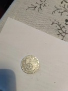 MONETA 5 zł z PRL z czasów PRL z 1989 roku