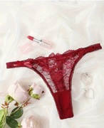 Stringi damskie w kolorze czerwonym 