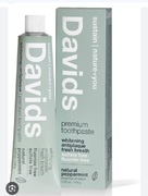 Davids naturalna pasta wybielająca najlepsza z USA