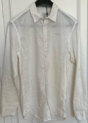 Pepe Jeans, oryginalna koszula męska len/bawełna, nowa, rozmiar S