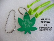 Adresówka dla psa kota grawerowany znaczek identyfikator z numerem telefonu